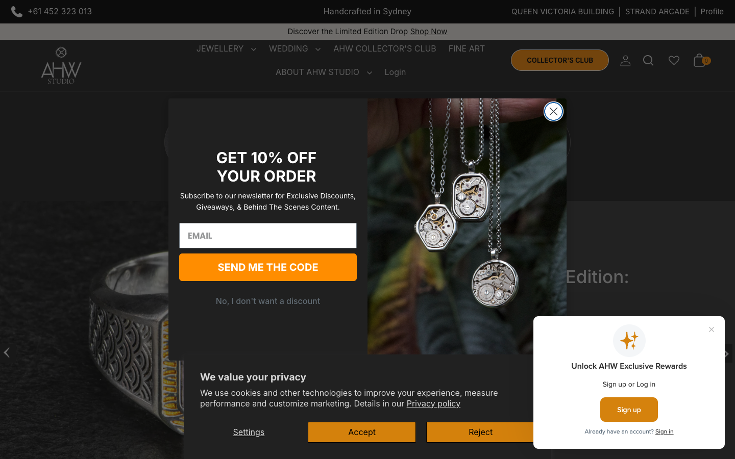 AHW Studio Website Screenshot